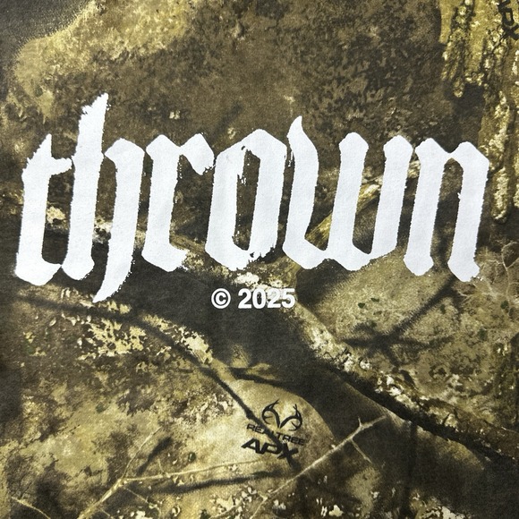 Thrown Band Tour Shirt Excessive Guilt Realtree Camo Long Sleeve Metal Hardcore - Picture 3 of 13